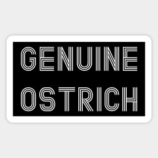 Genuine Ostrich Magnet